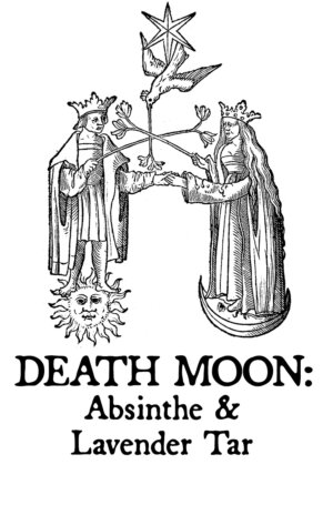 absinthe and lavender tar